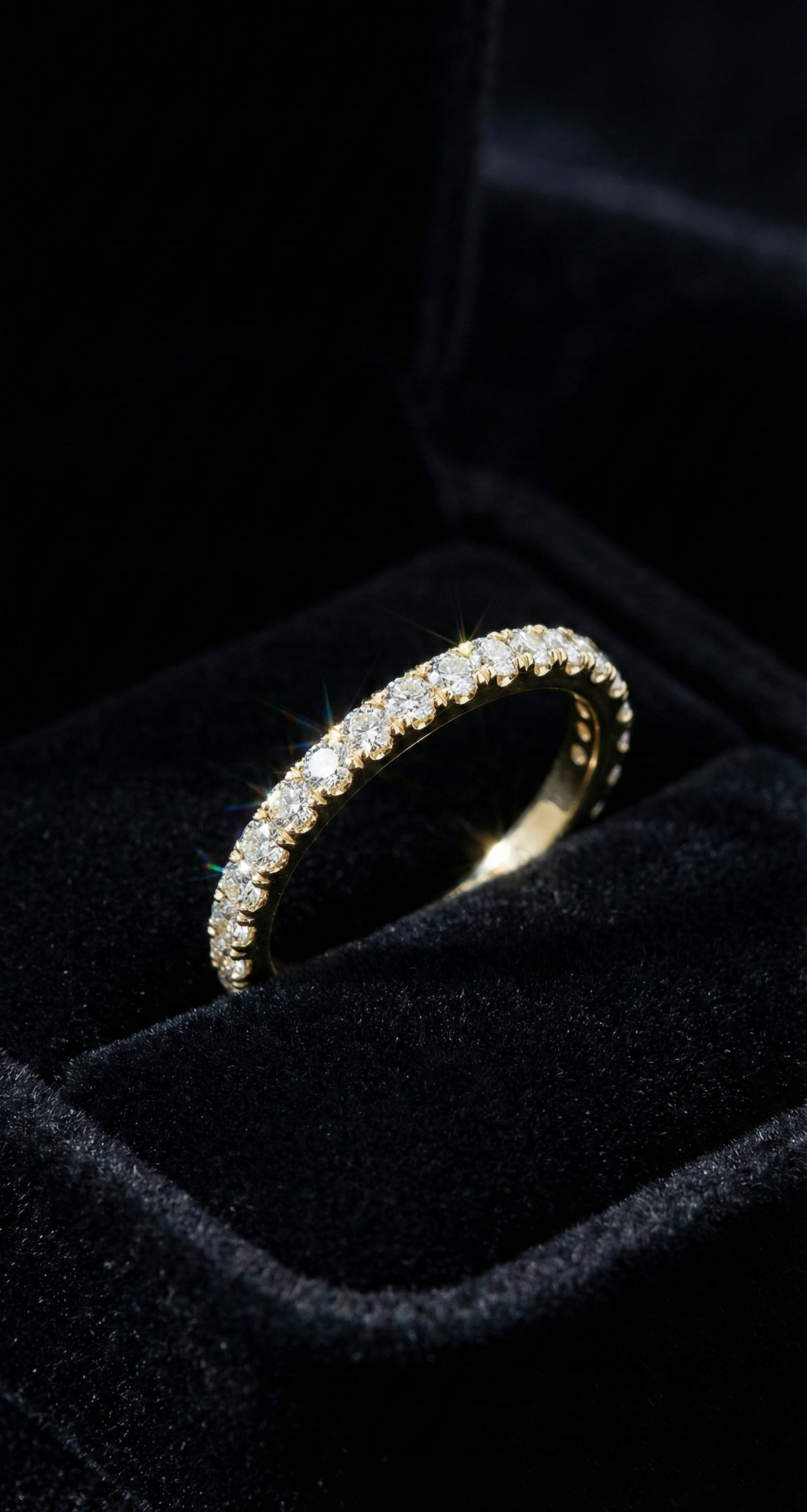 Enchanted Luster Ring, pavé set cubic zirconia in 925 sterling silver, view 14