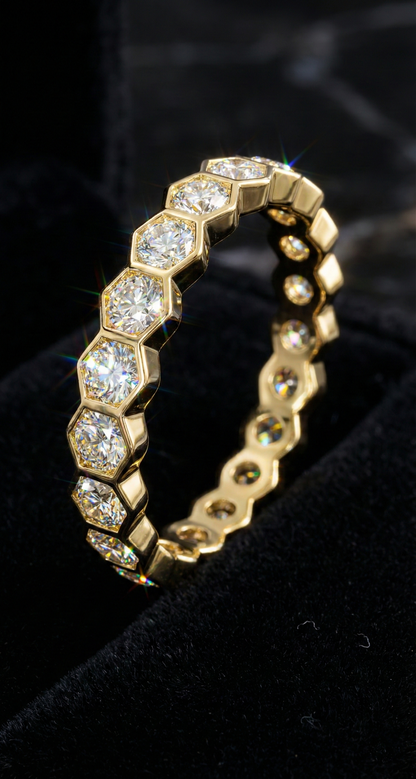 Hexa Hours Ring
