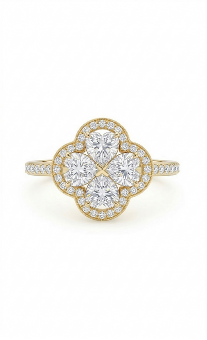 Clover Elegance Ring
