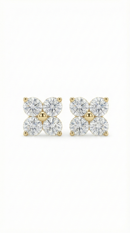 Celestial Clover Earrings
