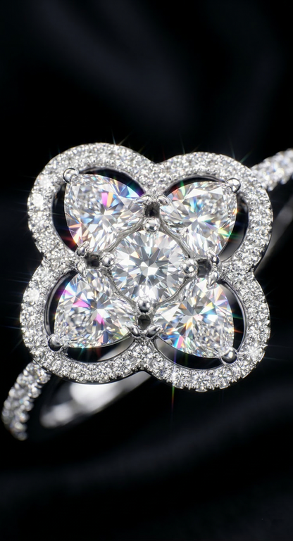 Clover Elegance Ring