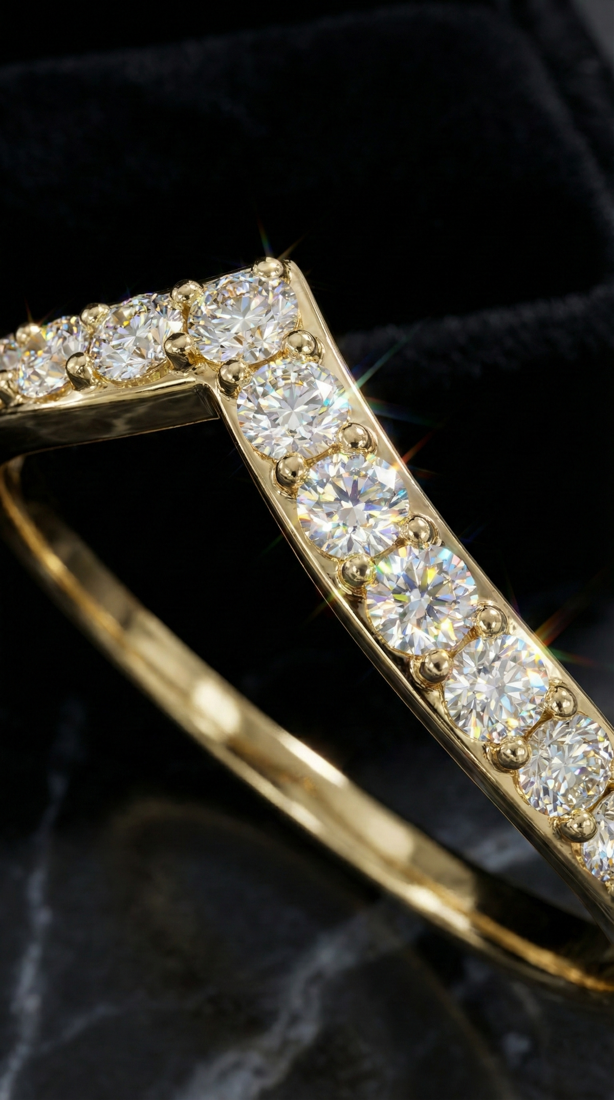 Ethereal Elegance Ring, pavé set cubic zirconia in 925 sterling silver, view 12