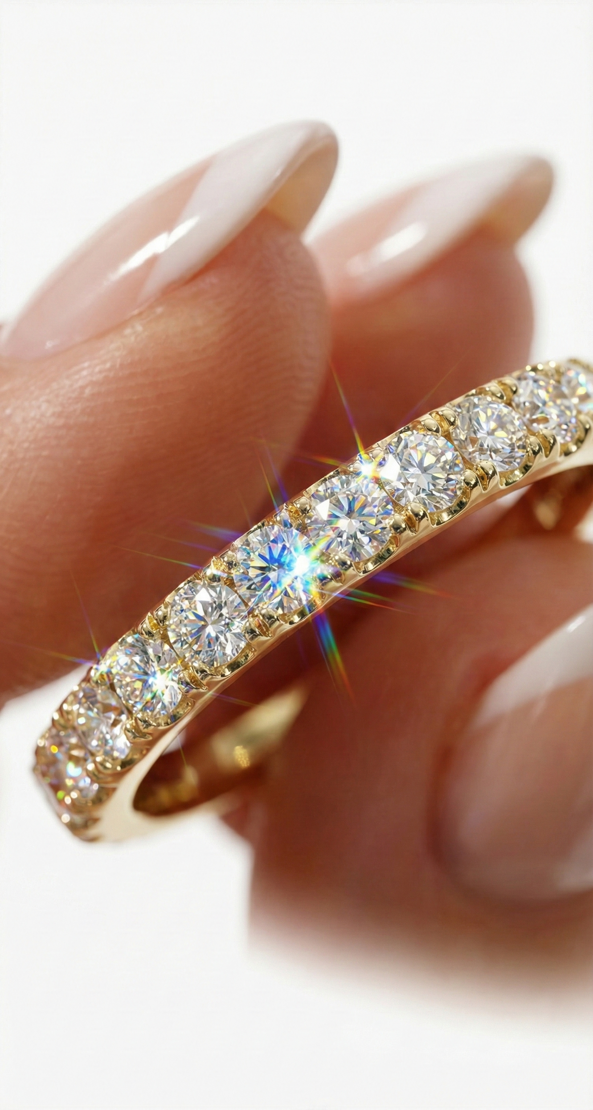 Enchanted Luster Ring, pavé set cubic zirconia in 925 sterling silver, view 11