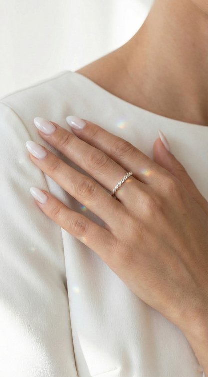 Lunar Loop Ring