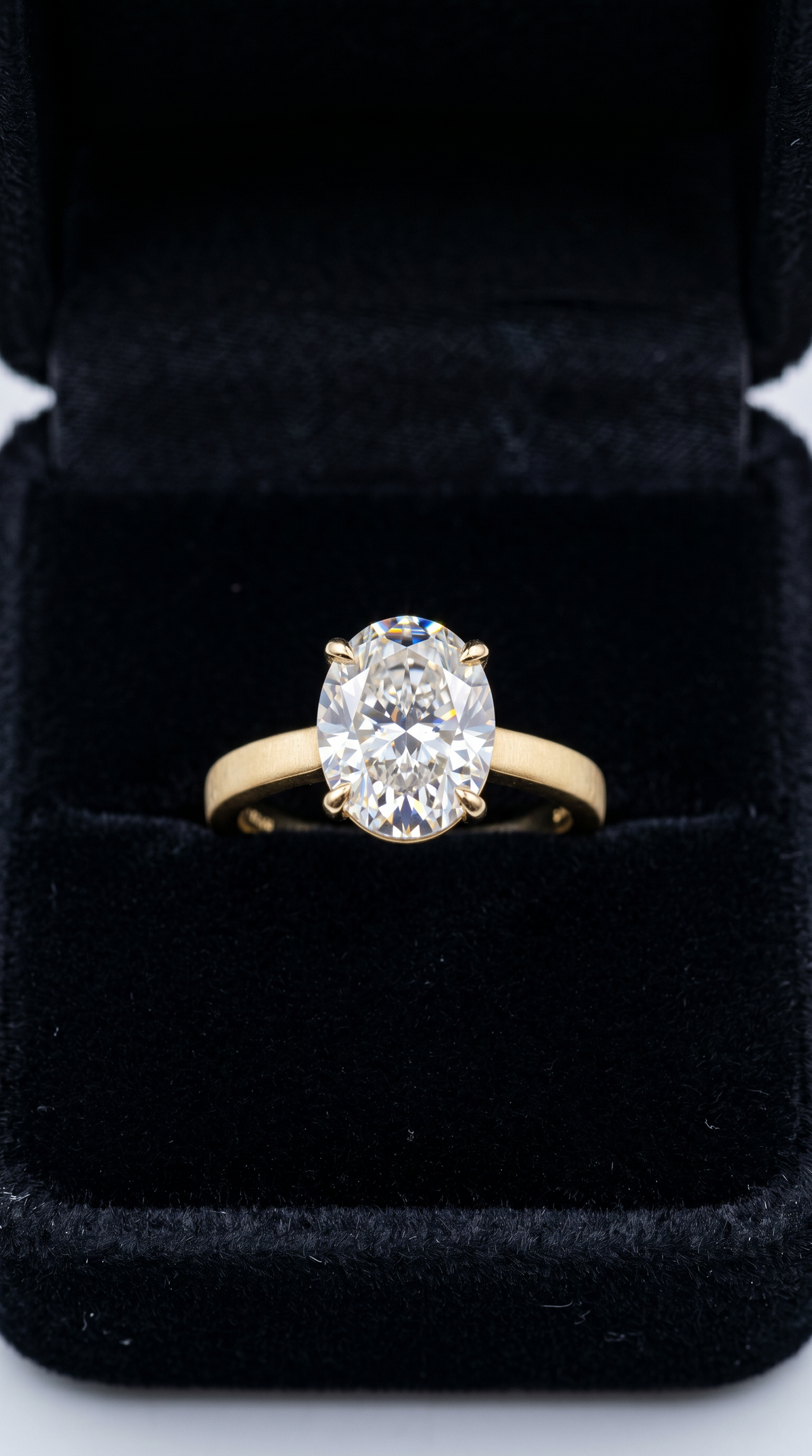 Astral Bliss Ring, oval cut cubic zirconia in 925 sterling silver, view 14