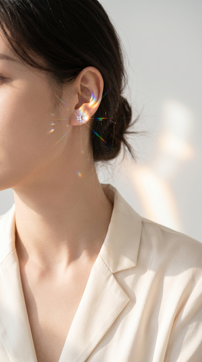 Celestial Clover Earrings