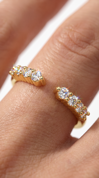 Celestial Embrace Ring Gold