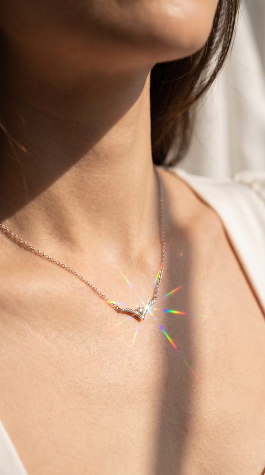 Chevron Wish Necklace