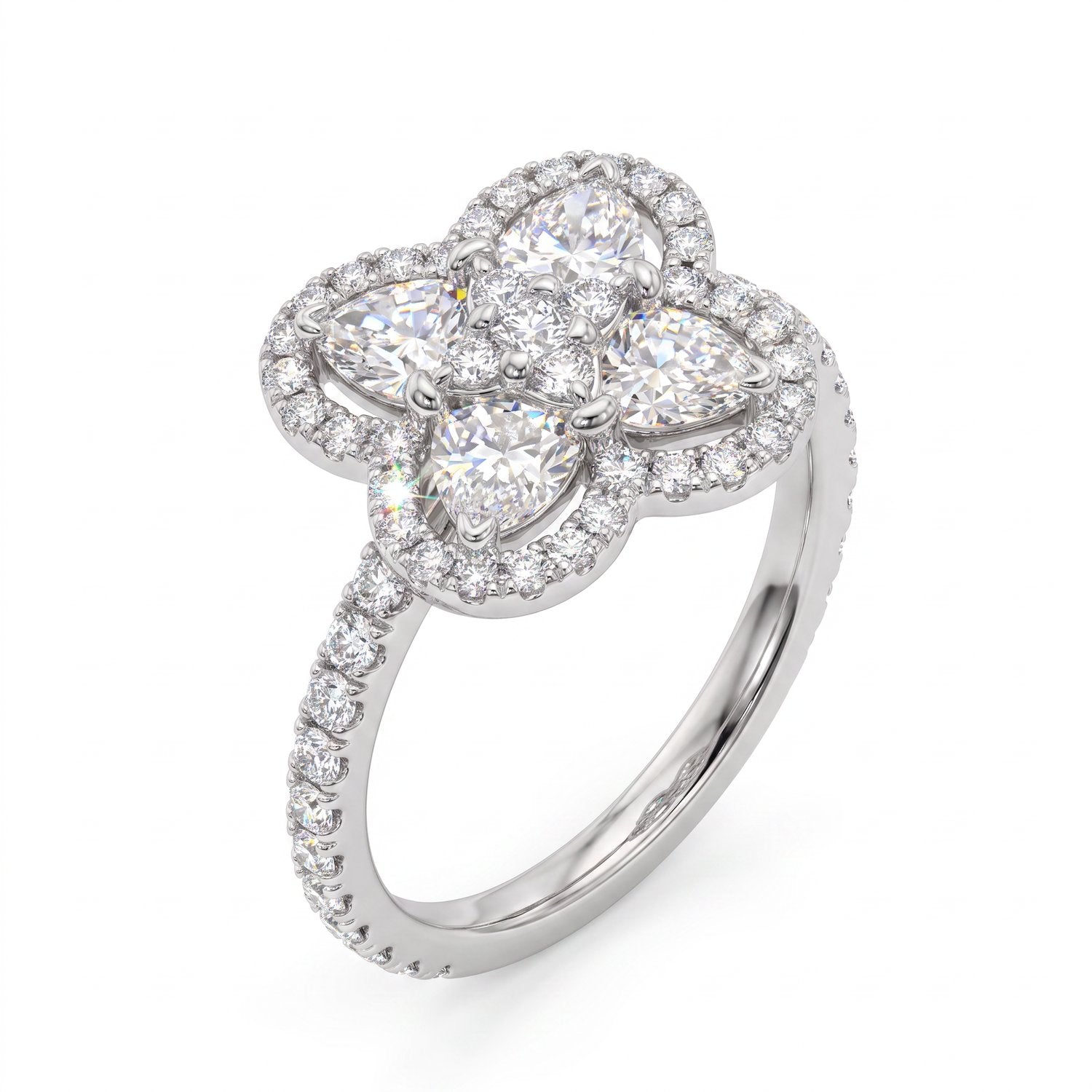 Clover Elegance Ring