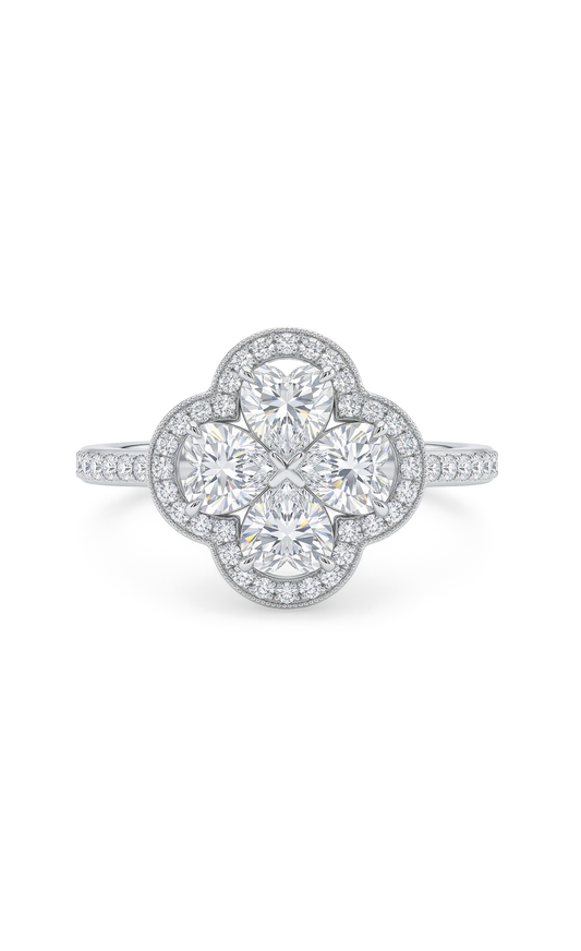 Clover Elegance Ring