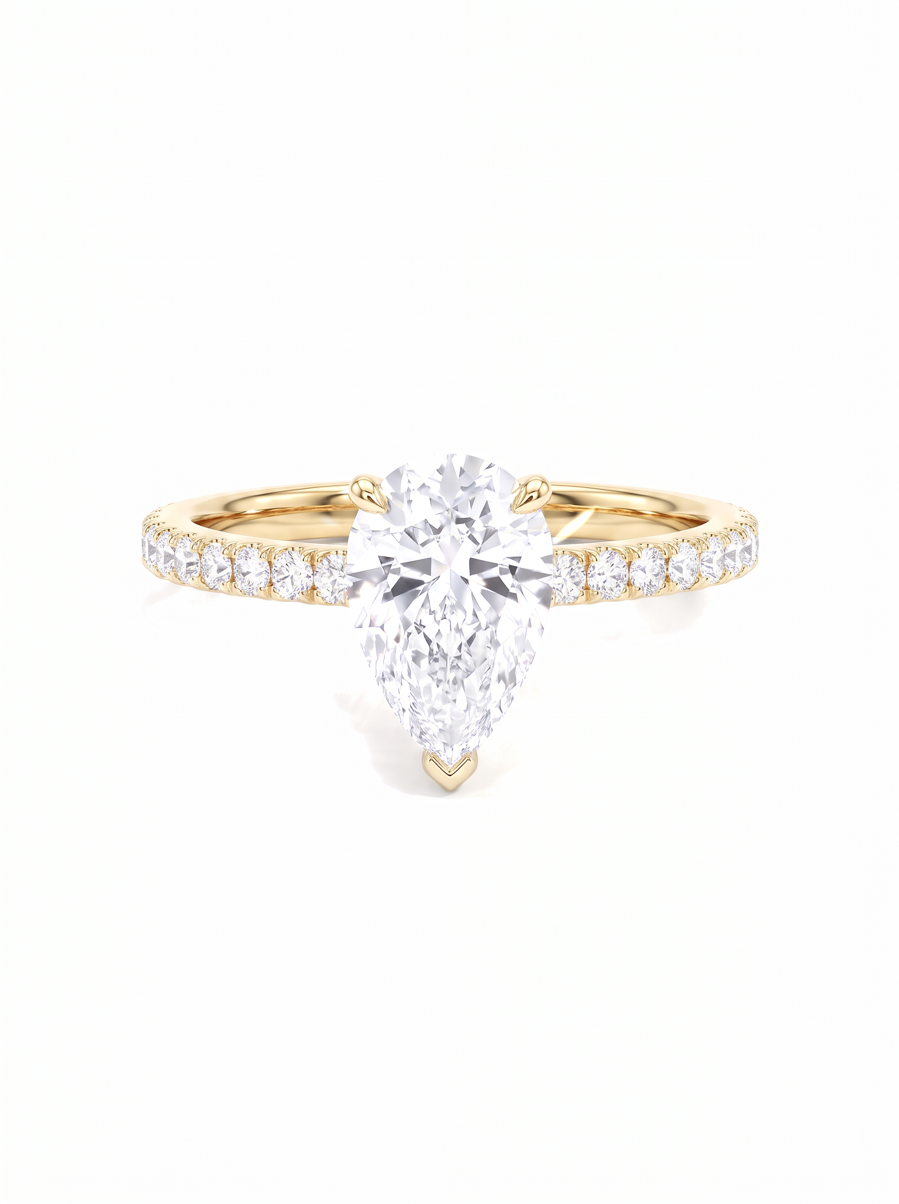 Comet Trail Ring Gold