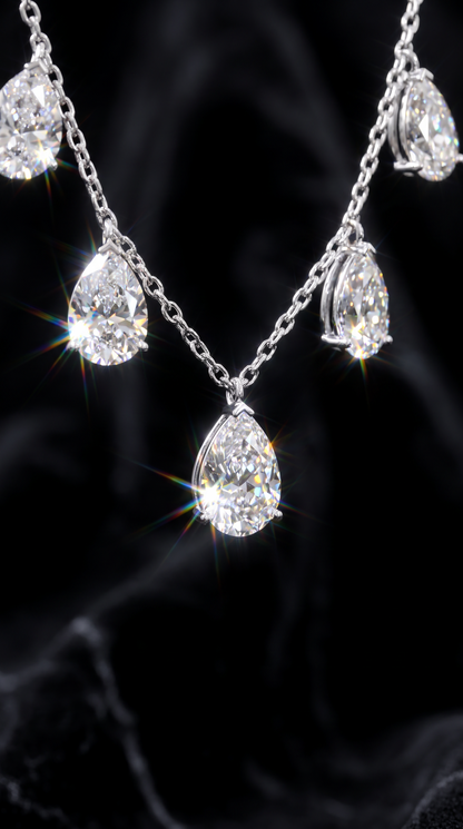Crystal Rainfall Necklace