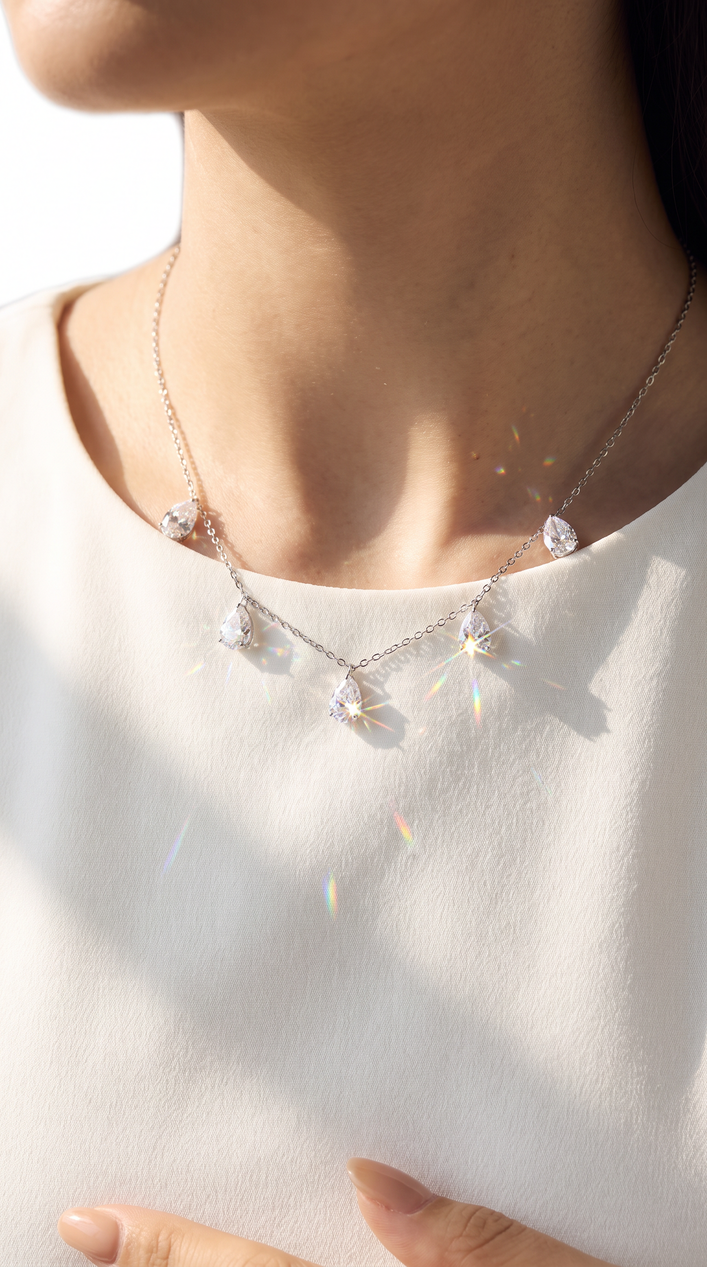 Crystal Rainfall Necklace