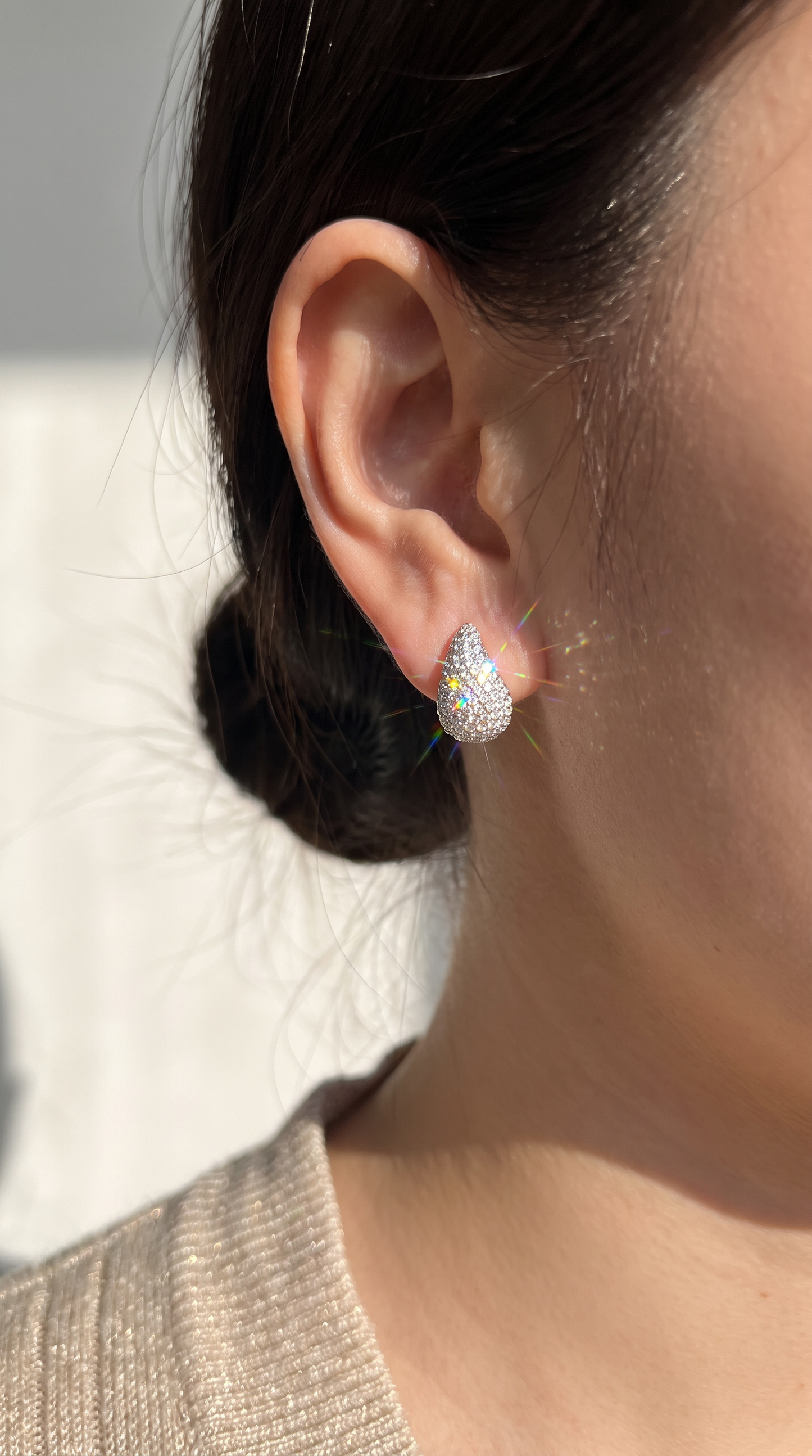 Crystal Teardrop Earrings