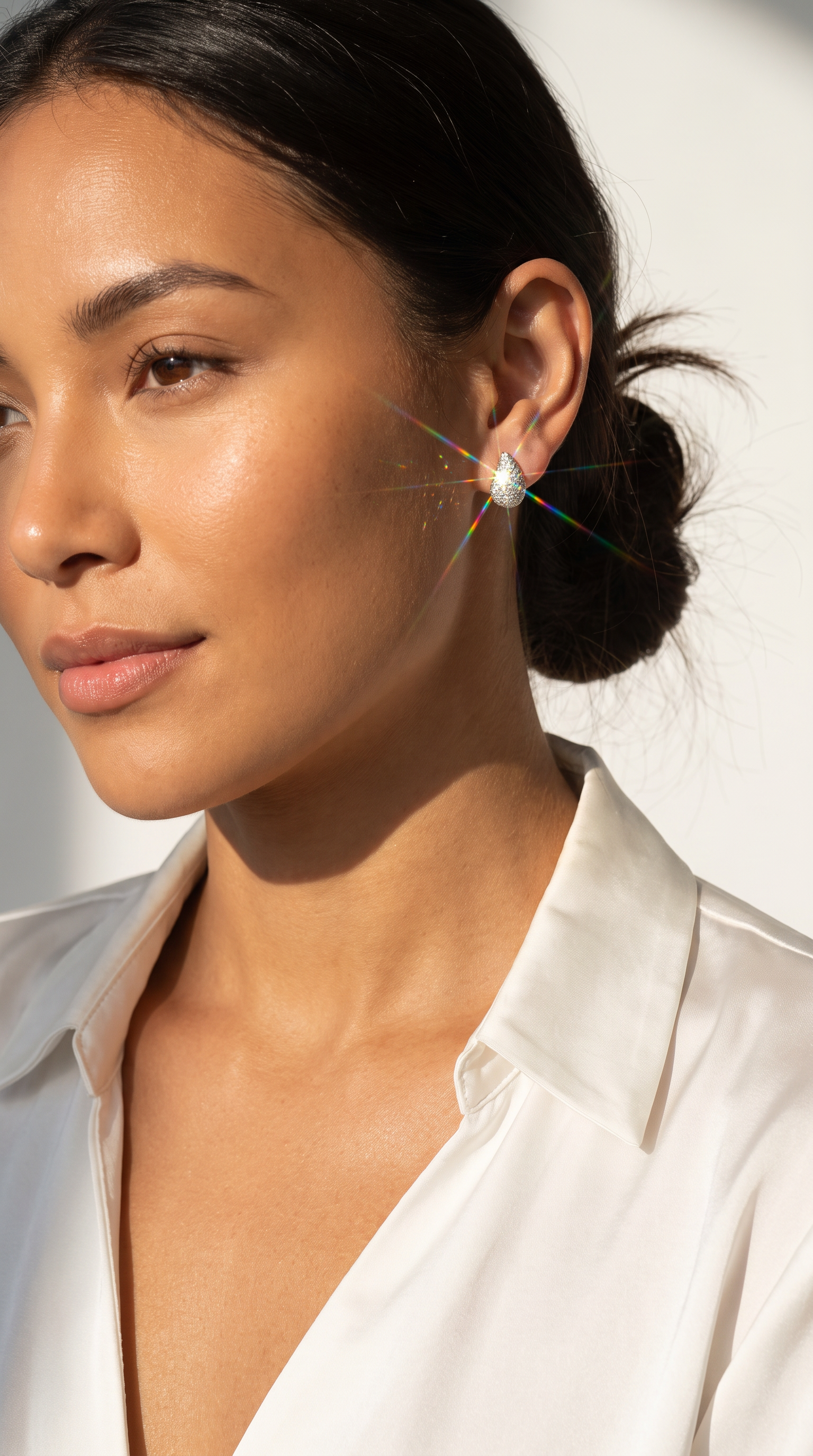 Crystal Teardrop Earrings