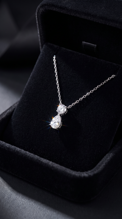 Dewdrop Duet Necklace