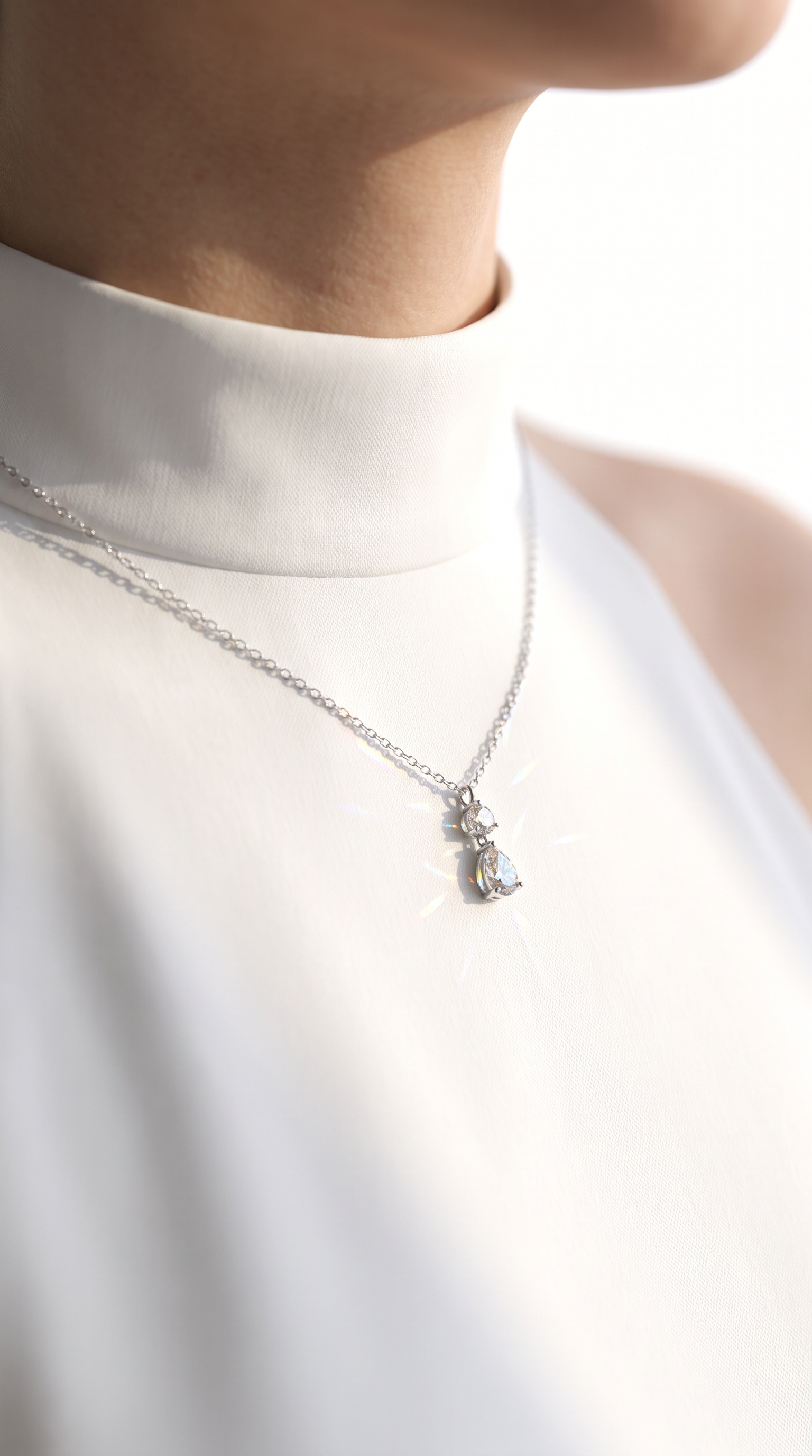 Dewdrop Duet Necklace