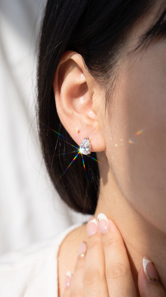 Dewdrop Solitaire Earrings