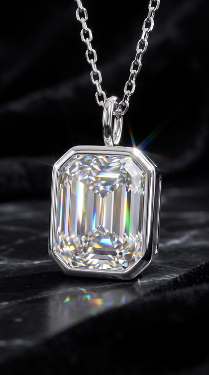 Frosted Prism Necklace