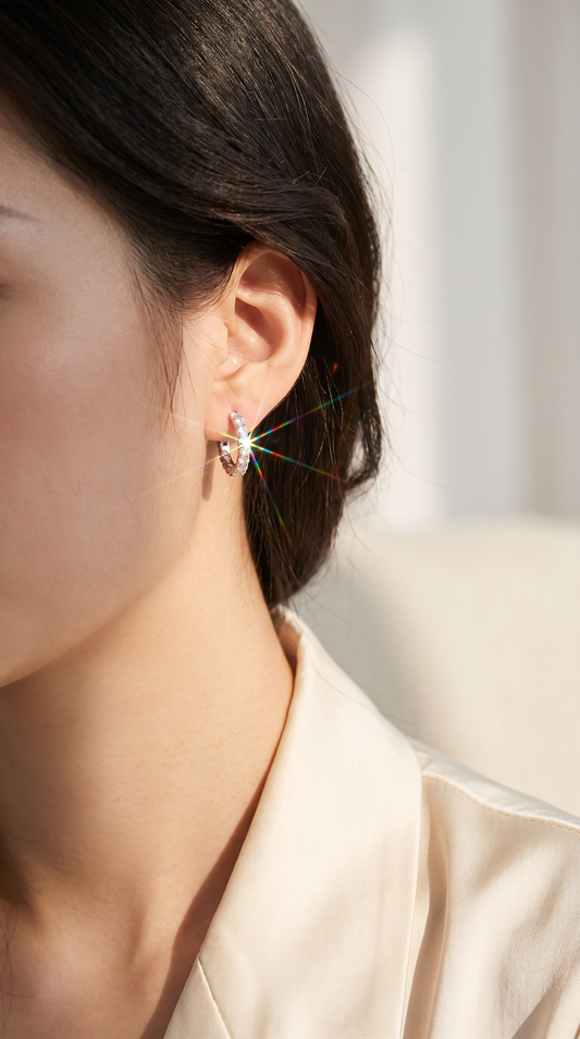 Infinite Sparkle Hoops