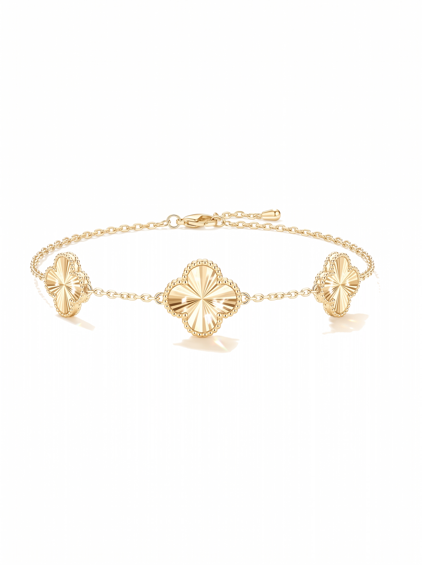 Lucky Clover Bracelet Gold
