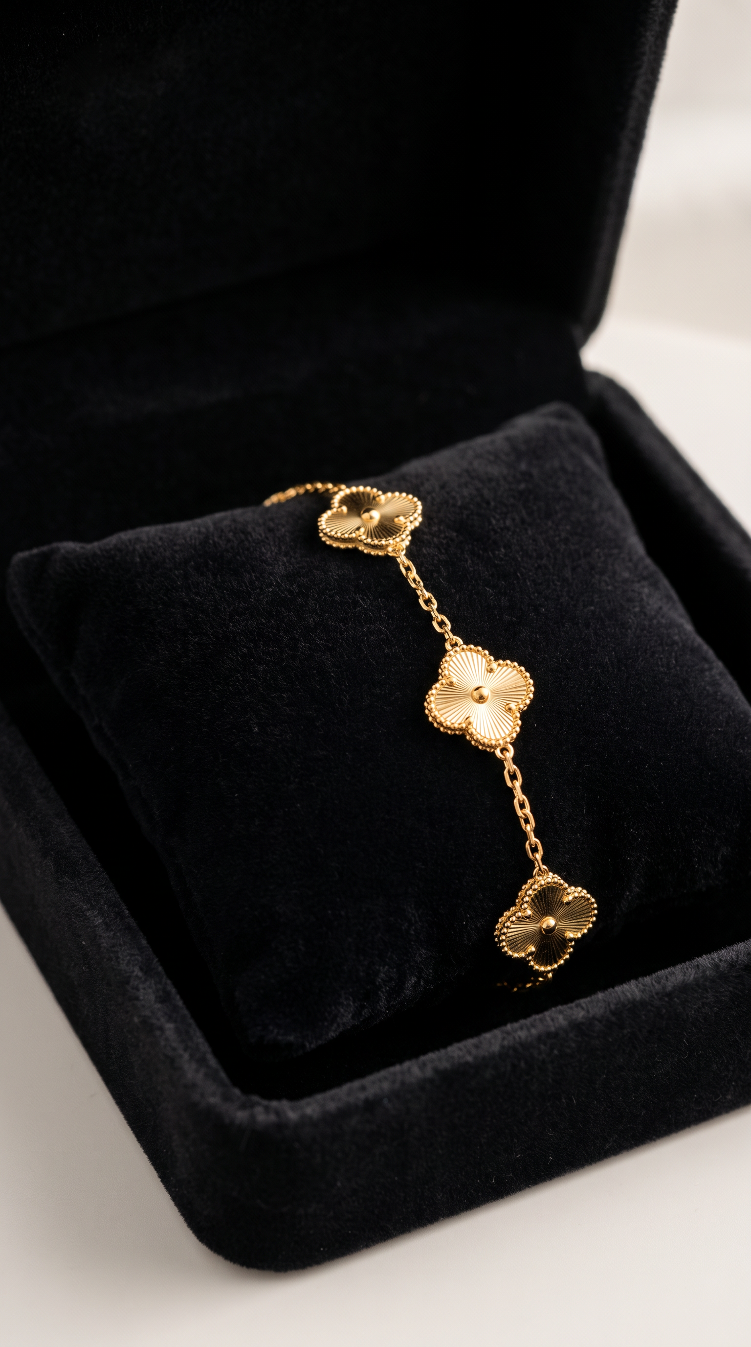 Lucky Clover Bracelet Gold