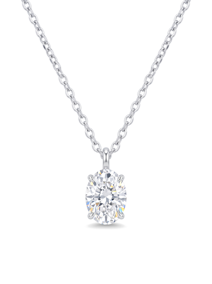 Moonglow Solitaire Necklace