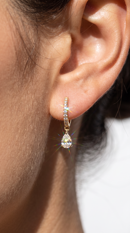 Morning Dew Earrings Gold