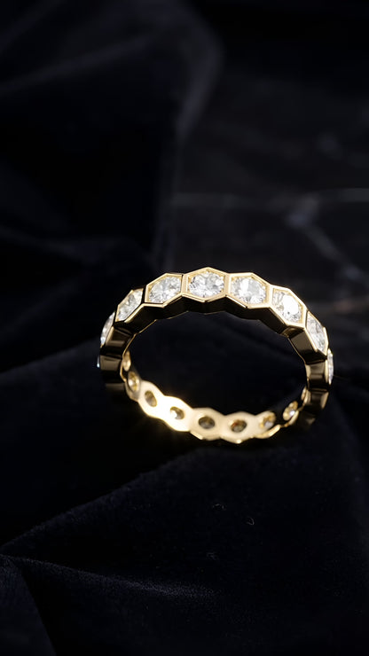 Hexa Hours Ring