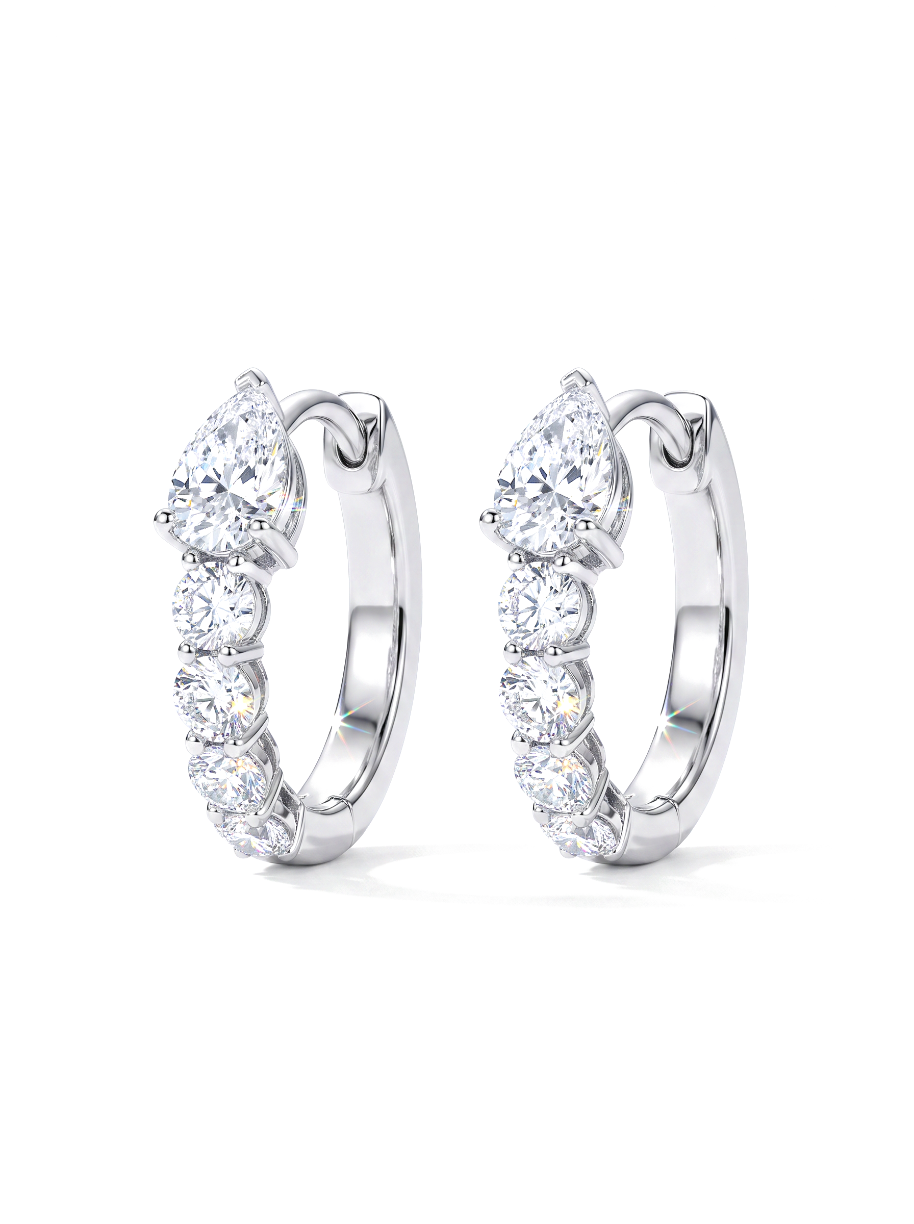 Raindrop Cascade Hoops