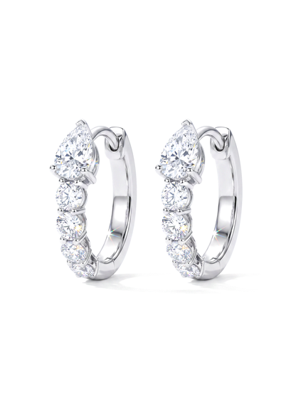 Raindrop Cascade Hoops