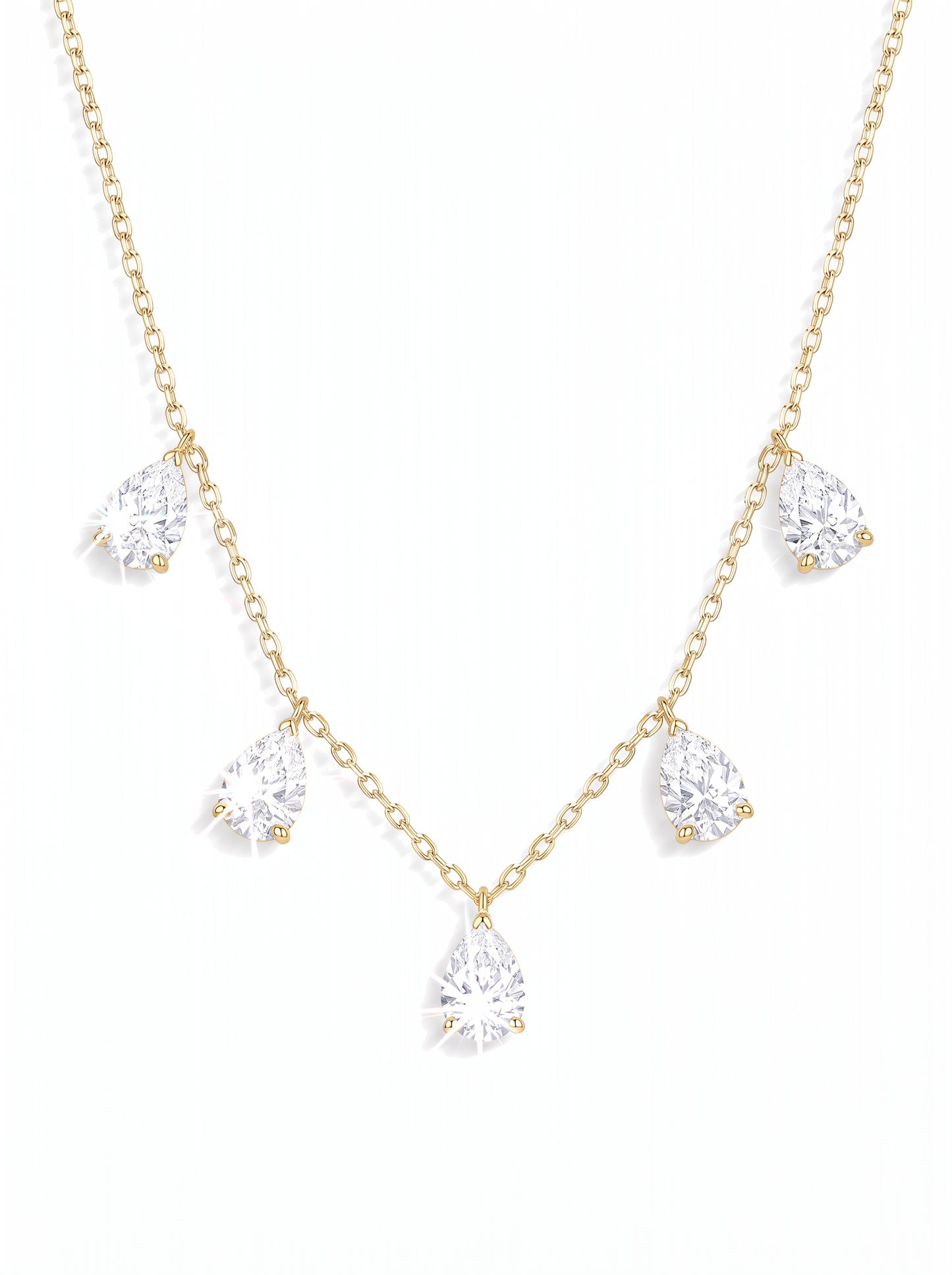 Crystal Rainfall Necklace