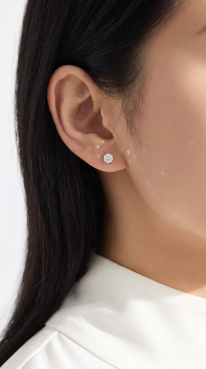 Timeless Solitaire Earrings