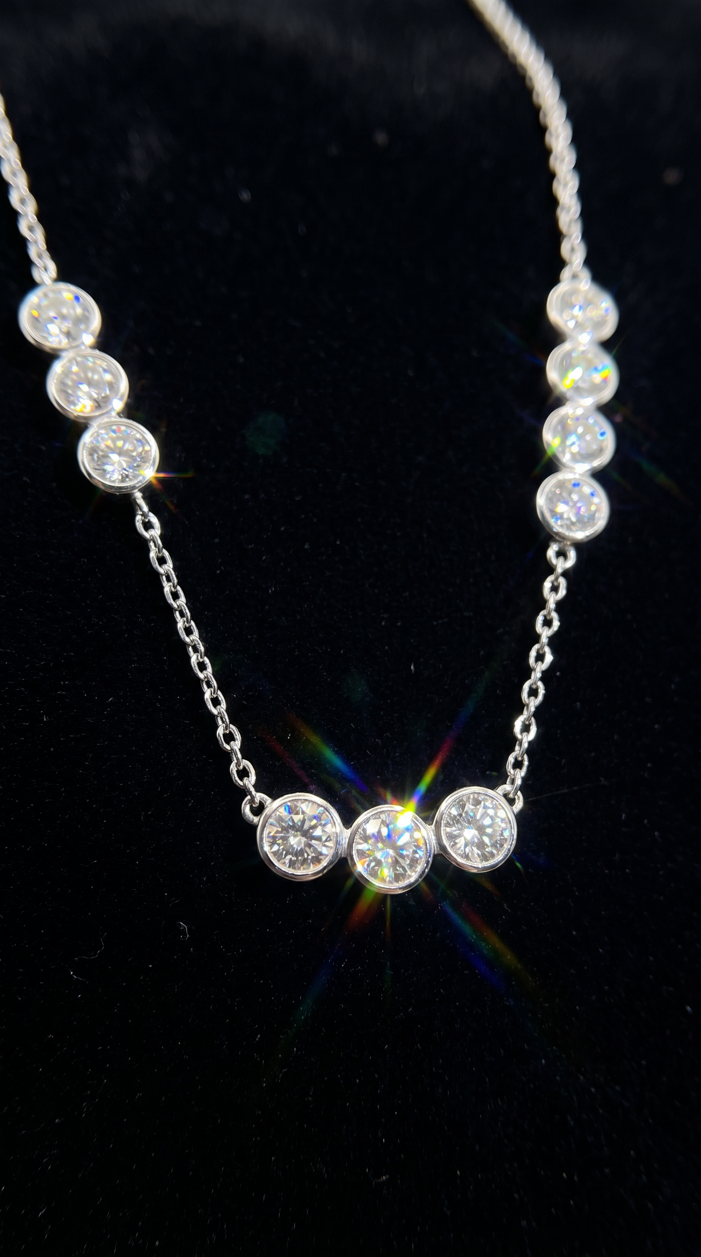 Triple Orbit Necklace