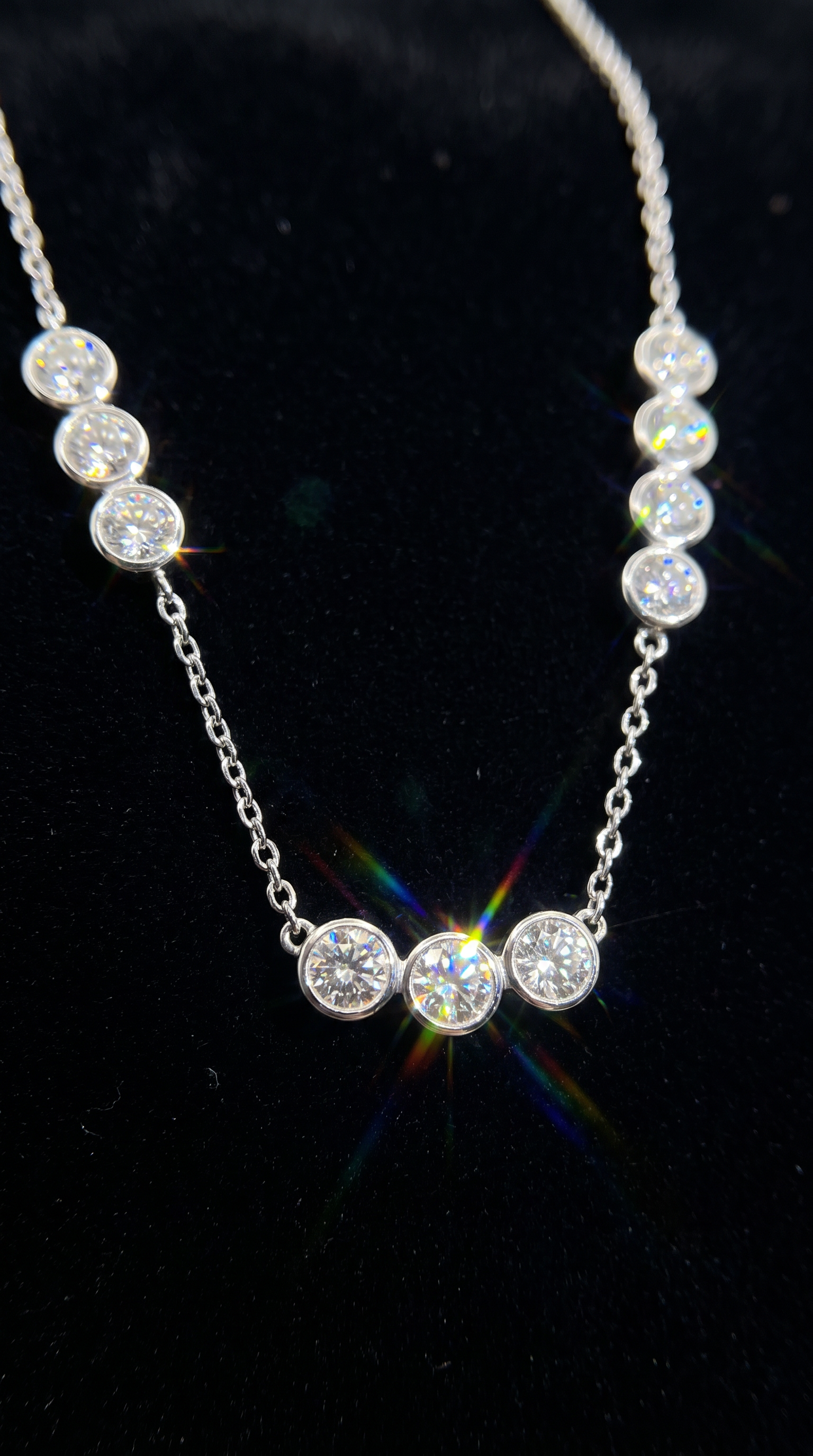 Triple Orbit Necklace
