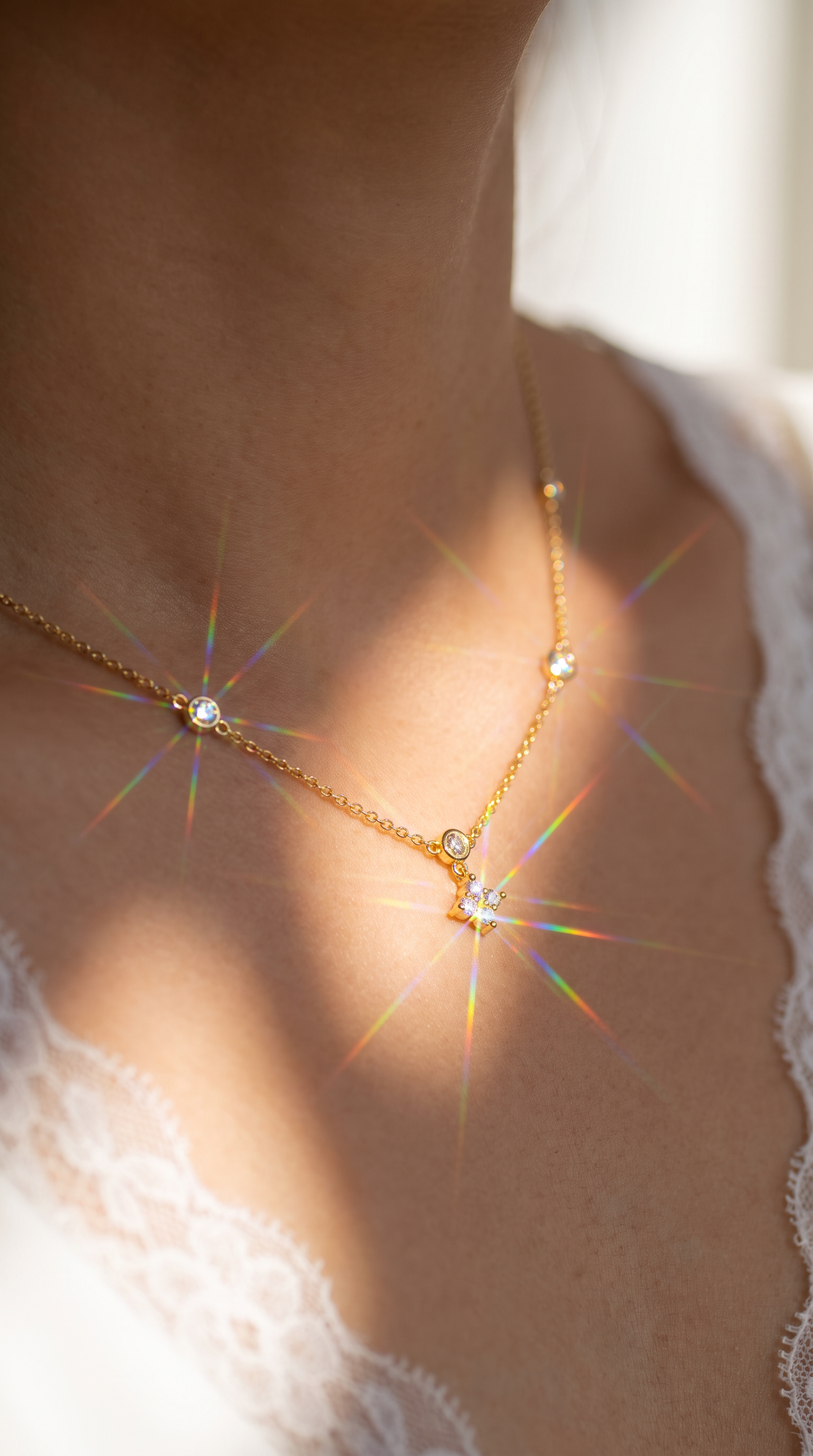 Wishing Star Necklace Gold