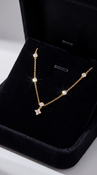 Wishing Star Necklace Gold